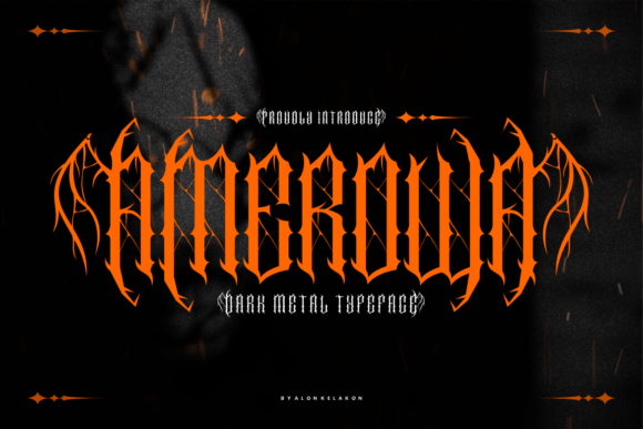Amerowa: Mastering Bold Blackletter for Modern Impact