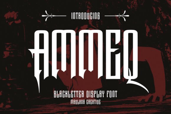 Ammeq: A Modern Victorian Typeface for Bold Branding