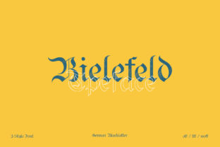 Bielefeld: The Blackletter Font for Bold Modern Design