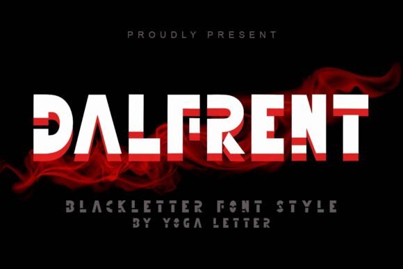 Dalfrent: A Blackletter Font for Bold, Modern Branding