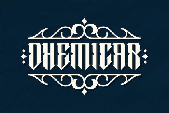 Dhemicar: A Blackletter Font for Bold, Unforgettable Branding