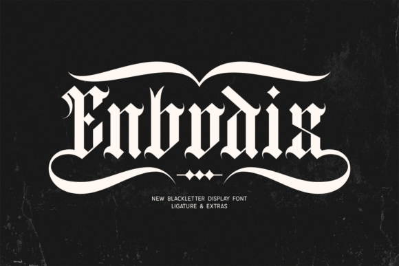 Enbodis: A Modern Blackletter for Bold Branding