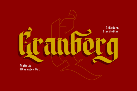 Granberg: The Blackletter Font for Bold Modern Brands