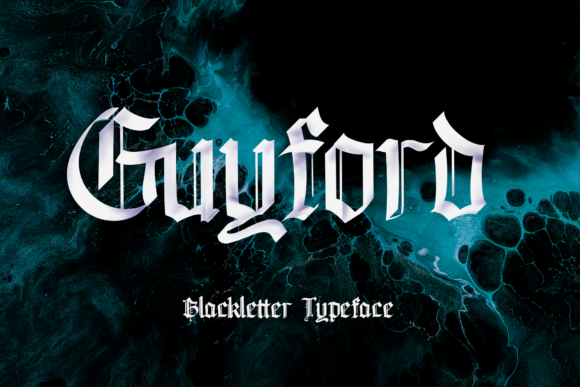 Guyford: Command Attention with Bold Blackletter Style