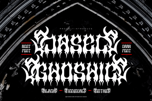 Jasel Ghoshic: A Blackletter Font for Bold Design