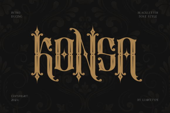Konsa: The Blackletter Font for Bold Branding