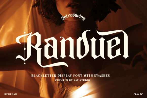 Randuel: A Bold Blackletter Font for Modern Projects