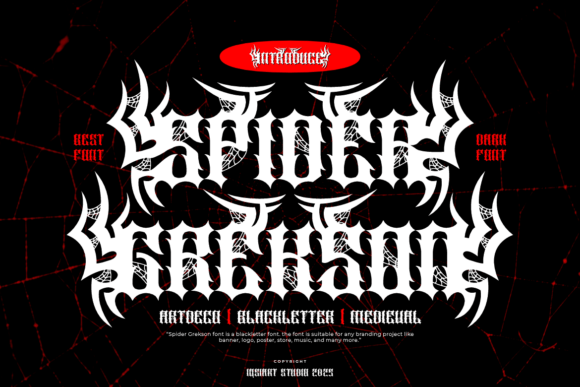 Spider Grekson: Dark Medieval Power for Gothic Branding