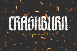 Unleash Bold Character with the Crashburn Typeface